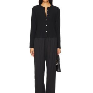 DONNI Silky Simple Pant in jet